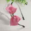 Fashion pink ribbon pink metal hairbands for love pink kids